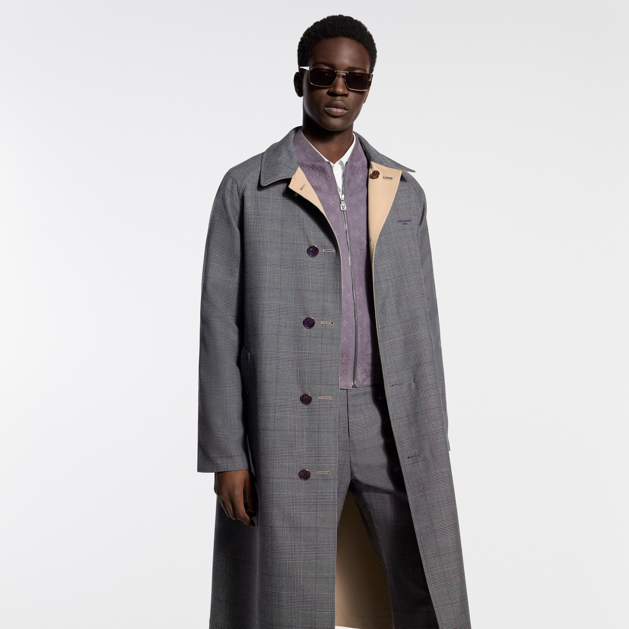 Reversible Cotton Silk Trench Coat - New - For Men | LOUIS VUITTON ®